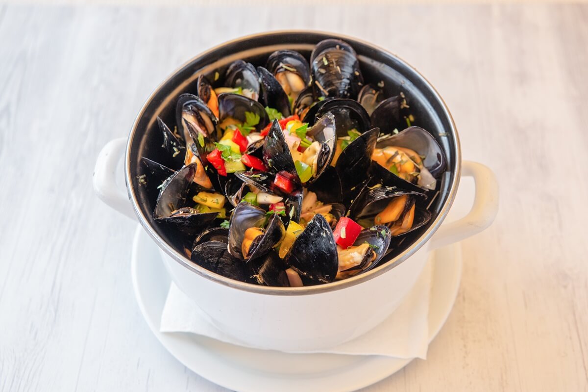 Steamed Mussels